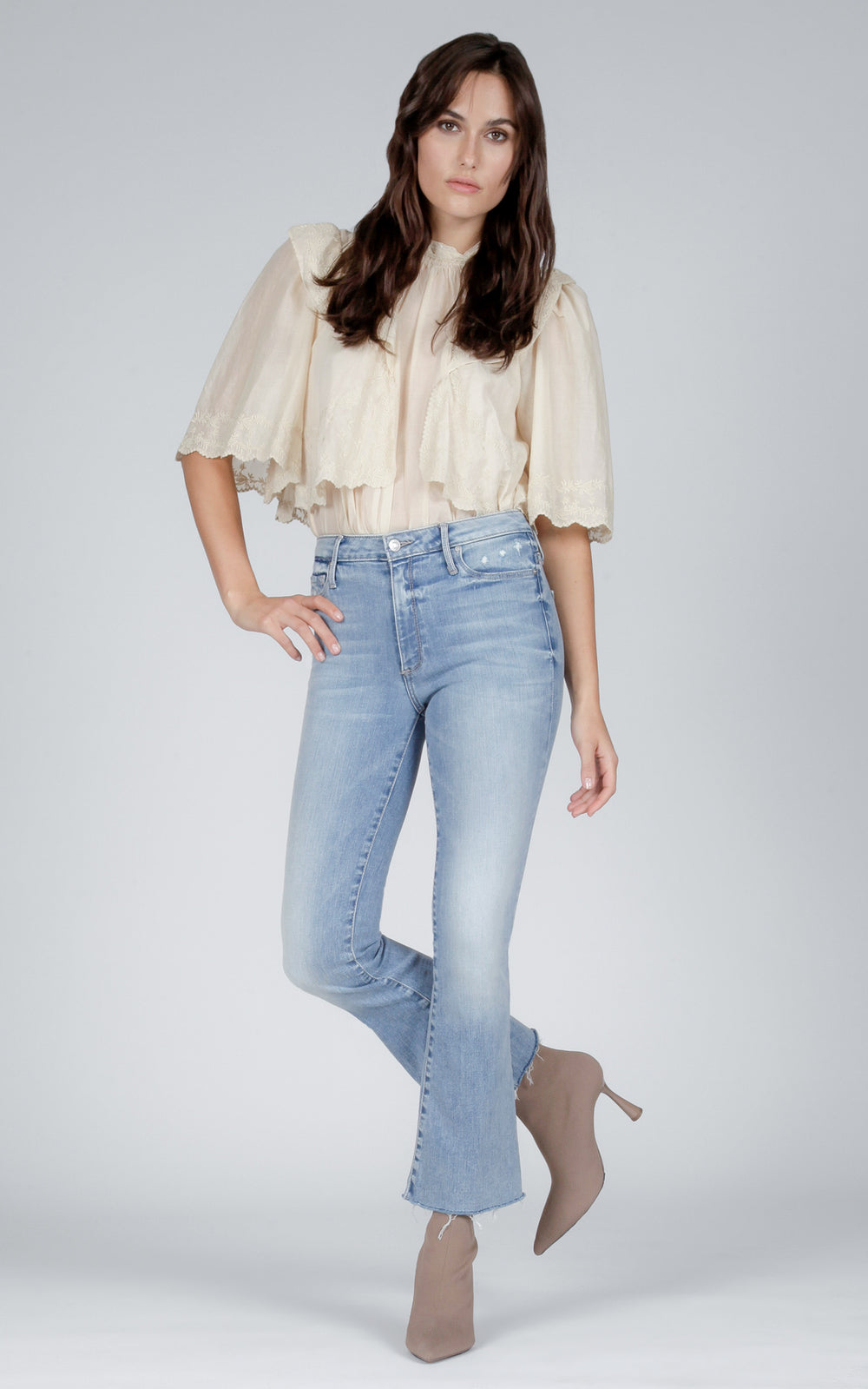 Debra Kick Flare Denim - Cleo + Kin