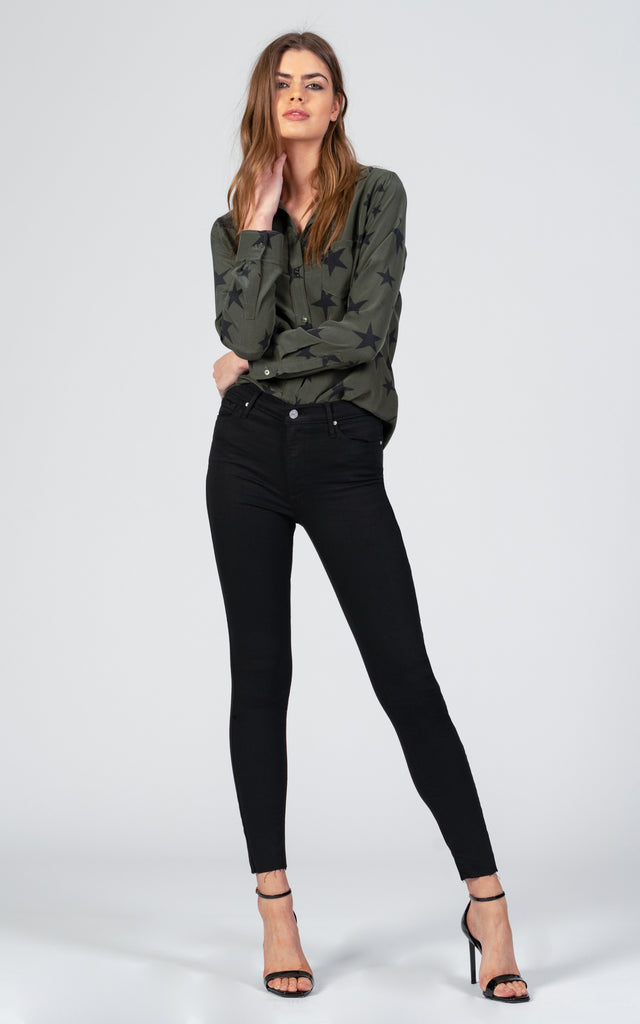 High Rise Black Orchid Denim